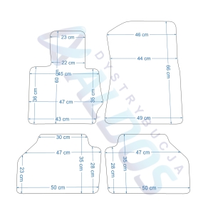 Dywaniki gumowe Petex - BMW X3 F25 2010-2017r.
