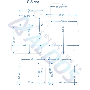 Dywaniki gumowe Petex - Fiat Panda 2003-2012r.