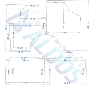 Dywaniki gumowe Petex - Hyundai ix55 2009-2012r.