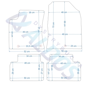 Dywaniki gumowe Petex do - Kia Ceed /Pro Ceed/ XCeed od 2018r.
