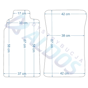 Dywaniki gumowe Petex - Mazda MX-5 1998-2005r.