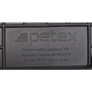Dywaniki gumowe Petex - Hyundai Tucson od 09/2020r.