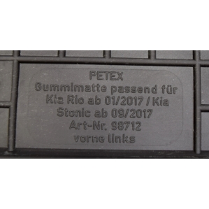 Dywaniki gumowe Petex - Kia Stonic od 2017r.