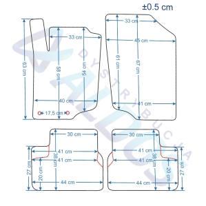 Dywaniki gumowe Petex - Peugeot 207 / 207sw / 207cc