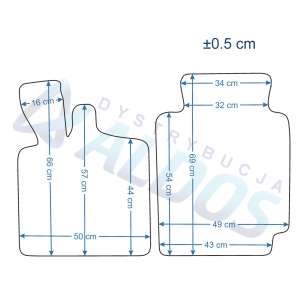 Dywaniki gumowe Petex - Smart ForTwo 1998-2007r.