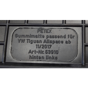 Dywaniki gumowe Petex - VW Tiguan Allspace od 2017r.